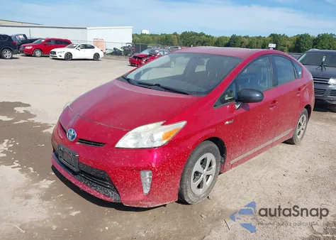 2014 Toyota Prius Two from USA, damaged, VIN JTDKN3DU8E1754211